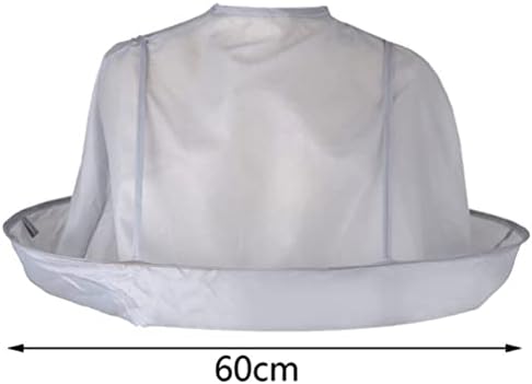 Umbrella Style Hair Cutting Cape - Folding Salon Barber Cloak with Hair Catcher, Waterproof Nylon Cape for Home Haircuts & Professional Styling - Image 2
