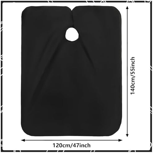 FEBSNOW 2Pcs Barber Cape, Hair Cutting Cape with Closure Snap for Adults - Image 2