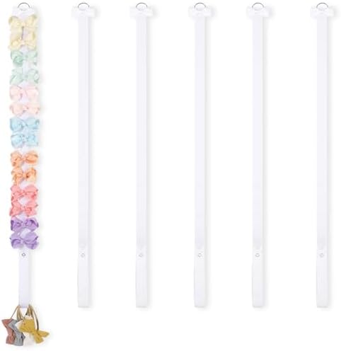 POVETIRE 6Pcs Bow Holder Bows Organizer for Girls Hair Clips Storage by POVETIRE