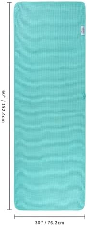 POLYTE 430 GSM Poly Blend Microfiber Quick Dry Waffle Bath Towel, 30x60 in - Image 3