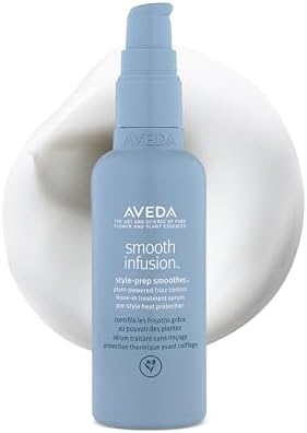 Aveda Smooth Infusion Style-Prep Smoother | Leave-In Anti-Frizz Serum | 72-Hour Frizz Defense & Frizz Control | Heat Protectant | 98% Naturally Derived* by Unknown