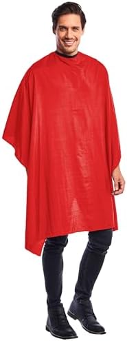 Betty Dain Crinkle Nylon Hair Cutting Cape, 54" x 60", Red by BettyDain