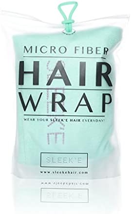 Sleek'e Microfiber Hair Wrap - Mint ,Ultra Absorbent and Soft, Spa-Quality, Anti-Frizz Turban Twist Hair Towel, Reduces Drying Time by 50% for Healthier Hair by SleekeHair