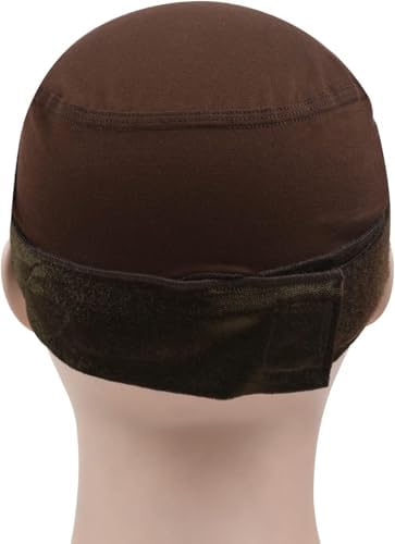 Wig Grip Cap for Women Non Slip with Wig Grip Band 2-in-1 Adjustable Bamboo Fiber Wig Caps for Women (Dark Brown) - Image 5