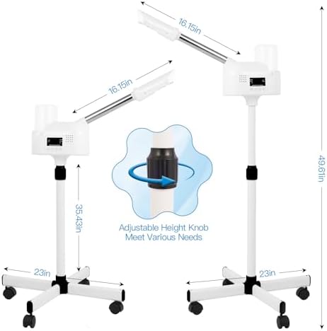 Professional Facial Steamer with Hot Mist Spray, Timer for Deep Hydration - Image 2