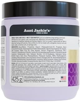 Aunt Jackie's Curl La La, Lightweight Curl Defining Custard, Enriched with Shea Butter & Olive Oil, Basic, 15 Ounce (Pack of 12) - Image 3