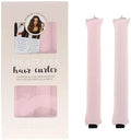 Overnight Hair Curlers Heatless Curls,SXWFYZ No Heat & Damage Velvet Curling Rods Hair Rollers for Long Short Hair Care Styling Tools(Pink 4PCS W/Silk Scarf) by Unknown
