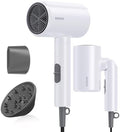BABONIR 1875W Hair Dryer with Diffuser for Curly Hair, Foldable, White by BABONIR