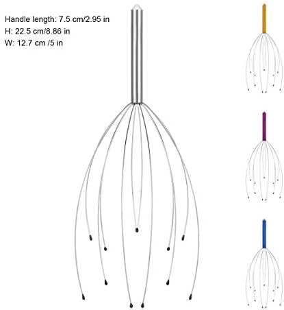 Yeipis 4 Pack Scalp Massagers, Handheld Head Massage Tingler, Scratcher for Deep Relaxation, Hair Stimulation and Stress Relief Christmas Gift - Image 2