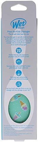 Wet Brush Kids Detangler Hair Brush | Midi Hearts Design | IntelliFlex Bristles | Pain-Free | Pack of 2 - Image 2
