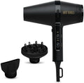 HOT Tools Pro Artist Black Gold Infrared Ionic™ Salon Dryer | Fast Drying, Styling and Smooth Results (Black) by HOTTOOLS