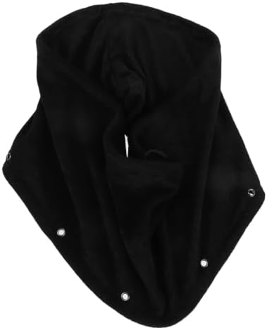 Black Hair Dryer Bonnet Cover Cloth with Adjustable Drawstring by Unknown