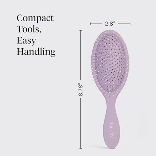 Kitsch Wet Dry Brush Detangler – Hair Brush for Women - Soft Violet - Image 4