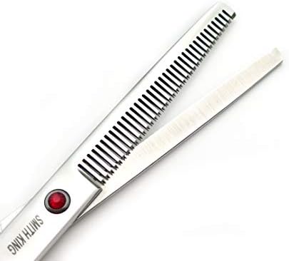7.0 Inches Professional hair cutting thinning scissors set with razor (Silver) - Image 7