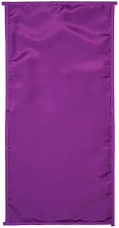 2 Packs Satin Wig Bags Storage with Wooden Hangers(23.6in x 11.4in,Purple) - Image 4