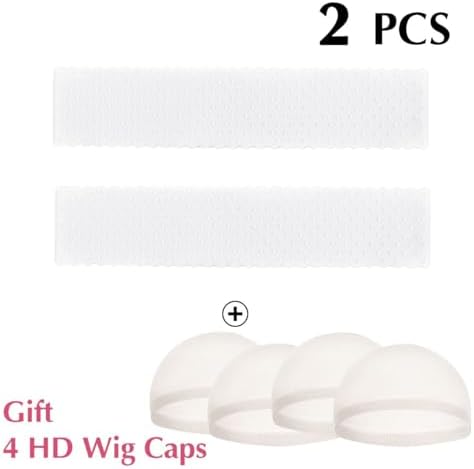 2 Pcs Silicone Wig Cap with Grip Band for Lace Front - Image 2
