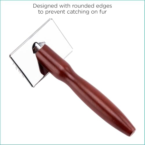 Groomer Essentials Soft Slicker Brush for Small Dogs, Cats & Puppies - Image 6