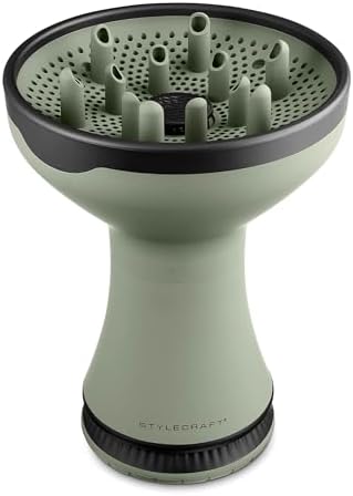 Stylecraft Sage 2-in-1 Diffuser Hair Dryer for Curly Hair & Defined Styling by Unknown