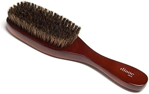Diane Premium 100% Boar Bristle Wave Brush for Men, Wood Handle by Diane
