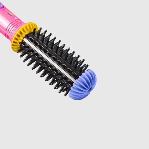 CALISTA GoGo Mini Heated Round Brush, Corded On-the-Go Styling, Peachy Pink - Image 3