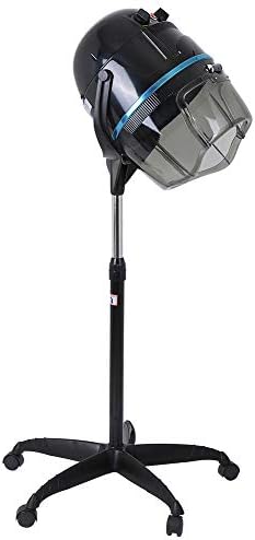 Hooded Floor Dryer, Professional Rolling Standing Hair Dryer Hair Processor Adjustable Hooded Hair Bonnet Dryer Salon Hair Styling Tool for Hot Perm Hair-Drying Hair Treat Hair Treatment by TOPINCN