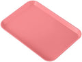 JMU Warm Red Dental Procedure Trays Flat Trays Size B 13.25" X 9.75" by JMU