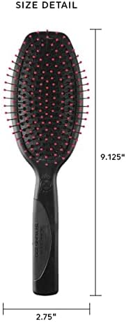 Cricket Static Free Cushion Styling 220 Hair Brush - Smoothing, Detangling, and Frizz-Free Styling - Anti-Static Metal Bristles for Thick, Curly, and Heavy Hair - Image 4