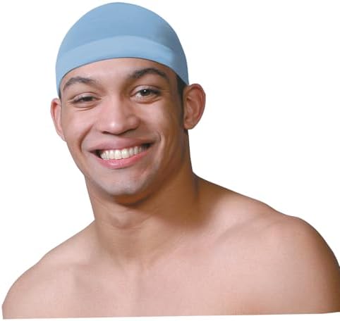 Titan Stocking Wave Cap 2PCS - Skull, Wig Cap Hair Accessories for Men and Women, Sky Blue Color by TITAN