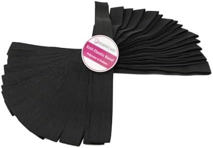 Dreamlover Elastic Wig Band for Lace Melting, Black, 1 Inch x 12 Yards by Dreamlover