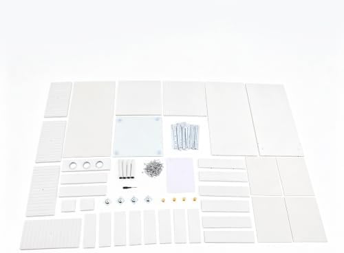 Hair Stylist Beauty Barber Station, Salon Station, White, Gold - Image 3