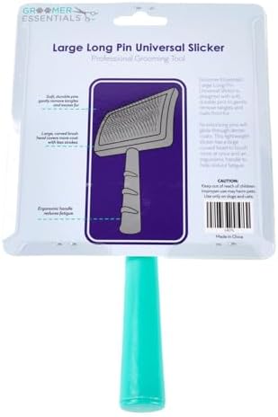 Groomer Essentials Long Pin Slicker Brush for Dogs, Large - Image 5