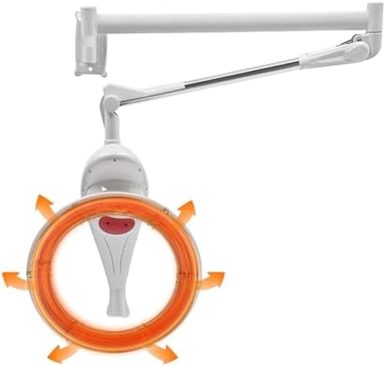 Multifunctional Hair Treatment Machine,950W Wall Mount Orbiting Rotating Hair Treatment Machine with Display Screen,360 Degree Rotating Heating Ring Perming Equipment for Salon,Spas & Family (White) by WBGANG