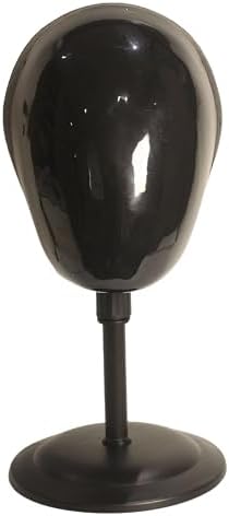 17inchs Styrofoam Mannequin Head (1 Pack) -Black Foam Wig Stand for Wigs, Hats, Masks, Hairpieces, Arts, Crafts, DIY Projects, Salon Display, and Travel Use (FD01-Black mask) - Image 2