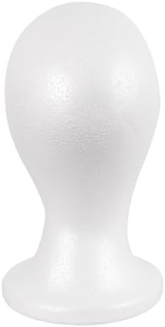 MapofBeauty Women Men Wig Stand,DIY Decoration Wig Head (White) - Image 4