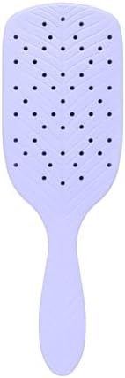 Wet Brush Go Green Thick Hair Paddle Detangling Brush, Purple - Ultra-Soft IntelliFlex Bristles With AquaVent - Gently Loosens Knots While Minimizing Pain - Curly, Coarse, Long, Wet & Dry Hair - Image 2