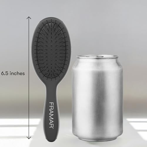 FRAMAR Mini Hair Brush Detangler, Mini Brush For Hair, Compact For Travel - Image 6