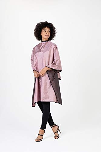 Betty Dain Reversi Reversible Coloring & Styling Cape, 50" x 60", Rose - Image 3