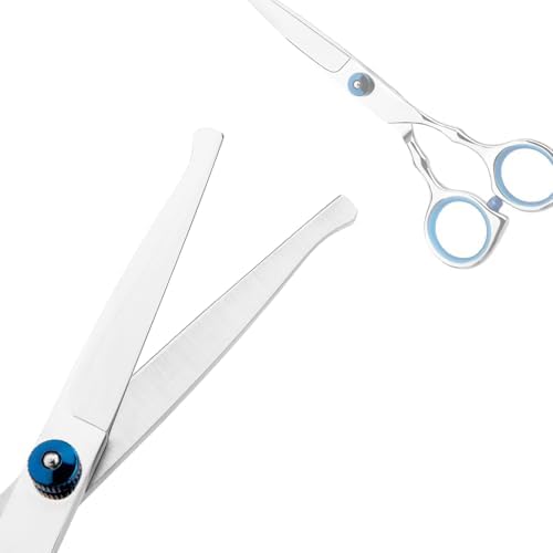 Hair Cutting Scissors Professional Home Haircutting Barber Salon Thinning Shears Kit with Comb and Case for Kids Boys Girls - Image 4
