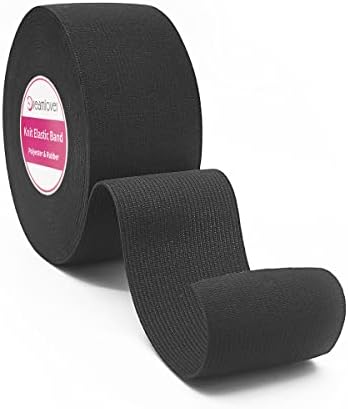 Dreamlover Black Elastic Band for Sewing, 2 Inches x 12 Yard by Dreamlover