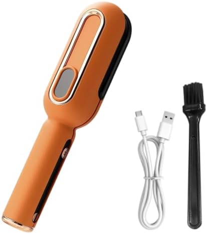 Cordless Split Ends Hair Trimmer Rechargeable with LED Light - 2H Fast Charge Hair Ends Repair Tool, Frizz Control & Damage Prevention for Silky Smooth Results, Salon Quality at Home Easy (Orange) by Unknown