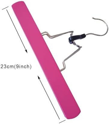 2 Pcs Hair Extensions Hanger, Wooden Wig Storage Hair Hanger with Anti-Slip for Wigs (Pink) - Image 2