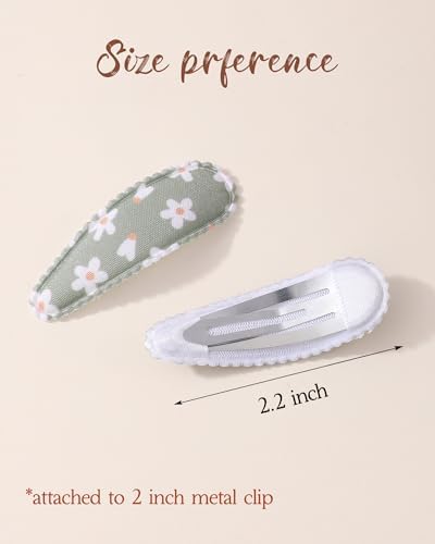 doboi Toddler Hair Clips for Girls Baby Barrettes-40PCS Floral Mix - Image 3
