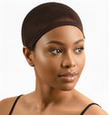 Donna Stocking Wig Caps, 2 Pcs Brown Breathable Stretch Cap for Wig Control, Ultra Light Nylon Fiber, Secure Comfortable Fit by DONNA