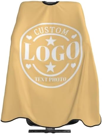 Custom Barber Cape Customized Haircut Capes Logo Text Photo Salon Hairdressing Apron for Home and Barbershop by Custom