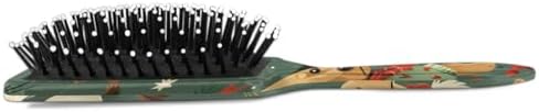 Hair Curler Brush Dog Christmas Candy Detangling Hair Brush for All Hair Types,Hair Straightener Brush Wet and Dry Hair for Adults and Hair Brush for Women - Image 6