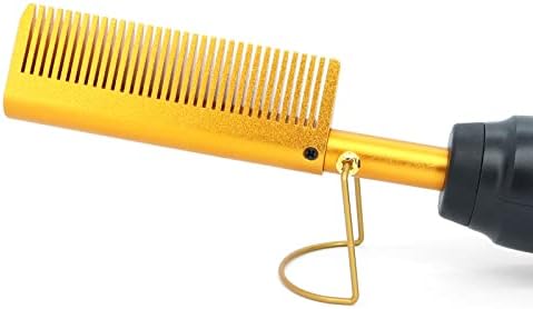 Dolahair Electric Hot Comb for Wigs Hair Straightener Electric Pressing Combs Lace Front Wigs Flat Iron Comb Lace Melting Band wig kit with hot comb wig installation kit - Image 2