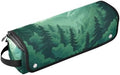 Hair Tools Travel Bag with Heat Resistant Mat Detachable 2-in-1 Curling Iron Travel Case Hot Tools Organizer for Straightener Flat Iron Mountain Forest Trees Green 02 by WelcometoElliTarr