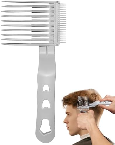 Blend Friend Fade Comb Set Grey Self Hair Cutting Tools for Men & Boys 1PC by EHBELIF
