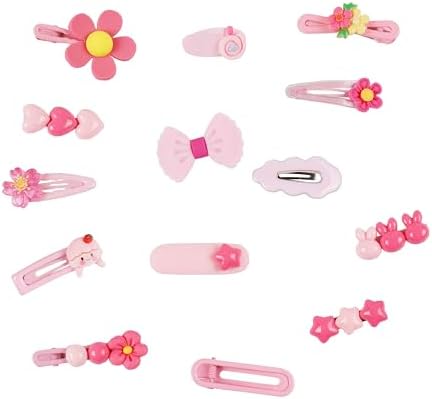 56PCS Girl Hair Clips Cute Hair Accessories for Kids Candy Color Hair Accessory for Little Girls Kids Teens,Multiple Patterns - Image 2