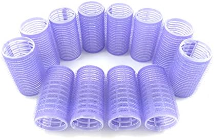 Self Grip Holding Rollers Hairdressing Curlers Hair Design Sticky Cling Style For DIY Or Salon By Kamay's (30mm/1.2" Medium Size 12PCS) by Kamay%27s